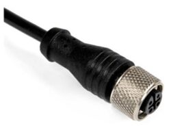 Konektor SM C10 BF12-S44N0-02BP34 - M12-Buchse SM C10 BF12-S44N0-02BP34 gerades 4P 4Core 0,34 SQMM Schwarzes PVC-Kabel